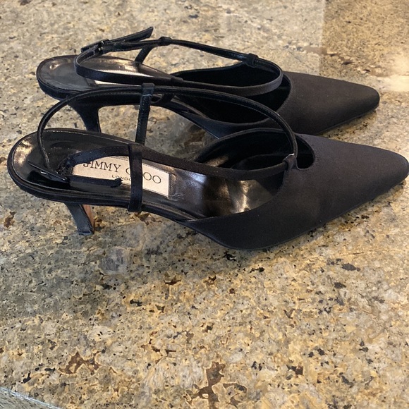 Jimmy Choo satin heels - Picture 2 of 9